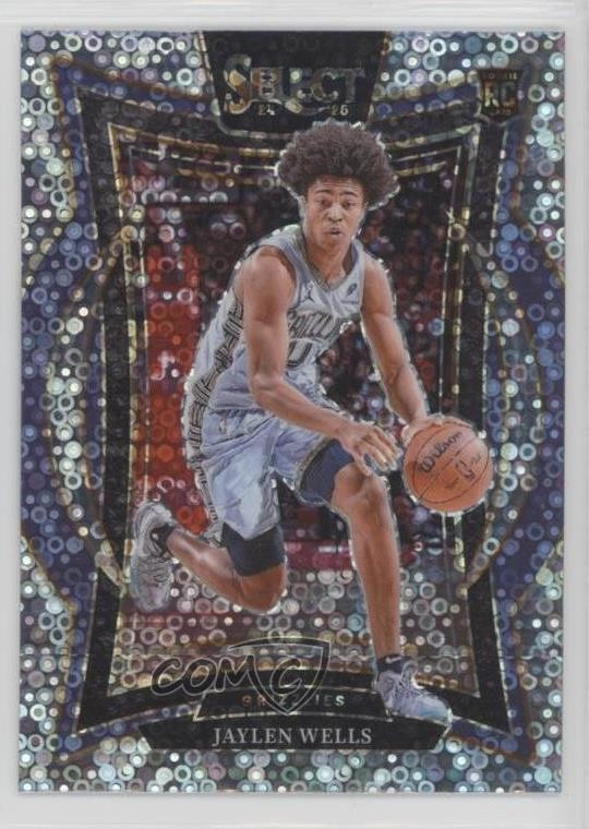 2024-25 Panini Select Concourse Disco Prizm Jaylen Wells #79 1k9t