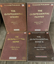 D&D 3.0 3.5 Mongoose D20 The Quintessential Fighter + Wizard + Bard II + Monk