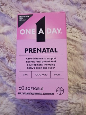 One A Day Prenatal 1 Complete Multivitamin Supplement Softgels - 60 Count