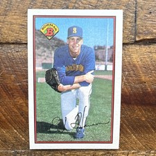 Bowman 1989 Erik Hanson #206 Seattle Mariners Base Set MLB Baseball Card