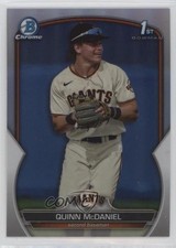 2023 Bowman Draft Chrome Refractor Quinn McDaniel #BDC-136 6u5