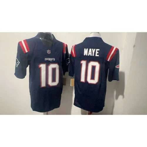 Men's/Youth Patriots #10 Drake Maye Limited Player All Printed Jersey
