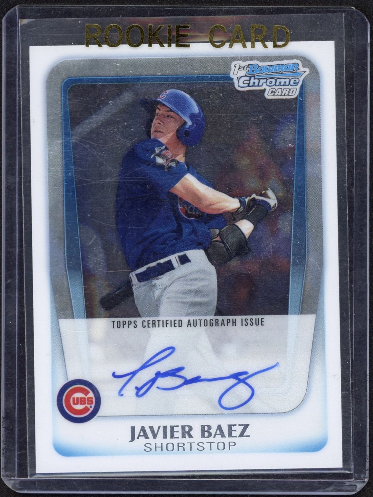 2011 Bowman Chrome Draft Prospect Autograph Javier Baez ROOKIE 1st AUTO CUBS