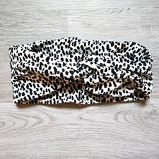 NWOT Women's Animal Print Knotted Headwrap Headband Hair Accessories One Size OS