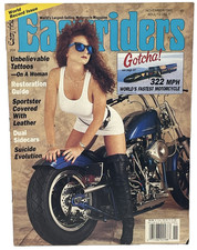 VTG Easyriders Magazine 209 November 1990 David Mann Centerfold Bikers