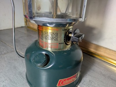 Vintage 1985 Coleman Model 290 CLX Adjustable 2-Mantle Lantern +