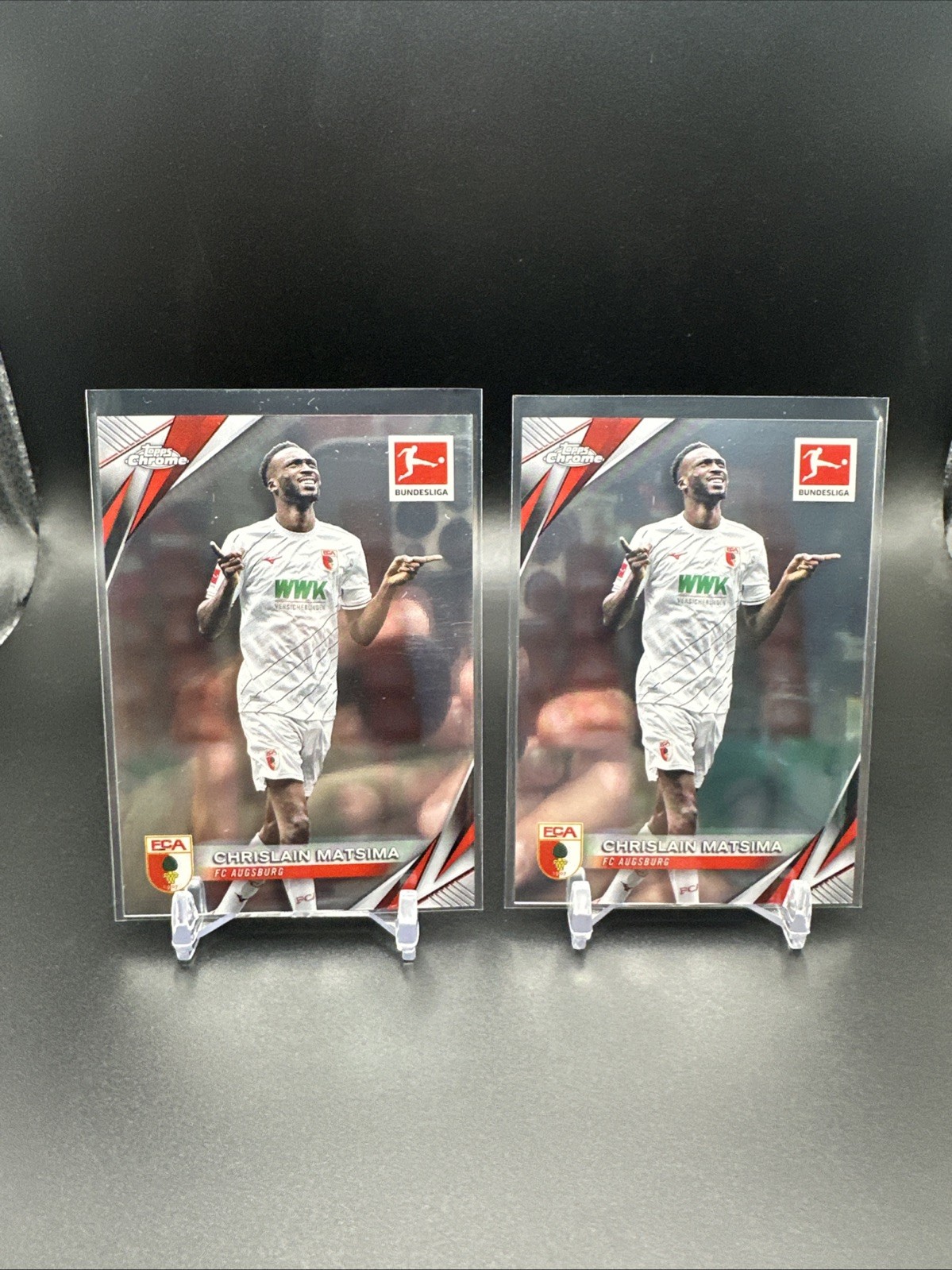 2025 Topps Chrome Bundesliga Soccer  #2 Chrislain Matsima (2) Cards