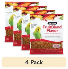  4 pack ZuPreem  FruitBlend  Flavor with Natural Flavors Bird Food