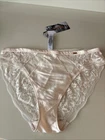 M&S Rosie BNWT Opaline Silk & Lace High Leg Knickers