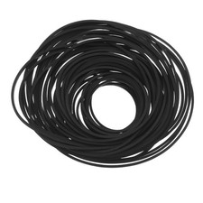 100 Pcs Recorder Rubber Belts For Cassette Tape Machine And Turntable Repair