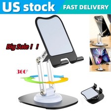 Adjustable Universal Tablet Stand Desk Holder Mount For iPad iPhone X 16 17 Pro