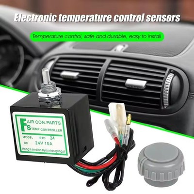 12V 24V Car Air Conditioner Electronic Thermostat Switch Temperature Control