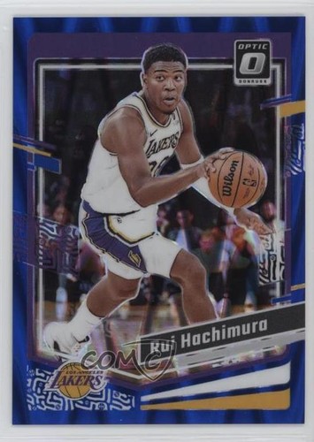 2023-24 Panini Donruss Optic Blue Seismic Prizm 190/249 Rui Hachimura #162 1ec2