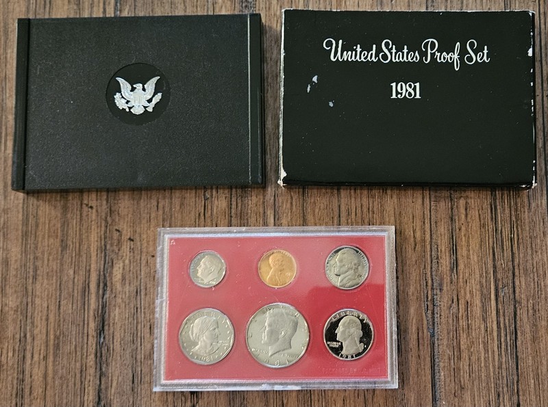 1981-S US Mint Annual 6 Coin Proof Set Original Box