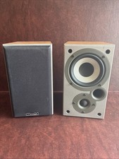 Mission 8VET Bookshelf Speakers Pair 2-Way Reflex 6 Ohms Made in England