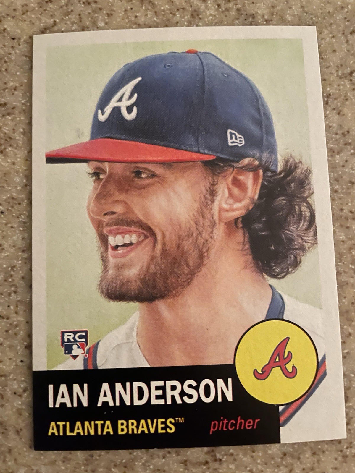 2021 Topps Living Set - Ian Anderson #389 /2808 Atlanta Braves