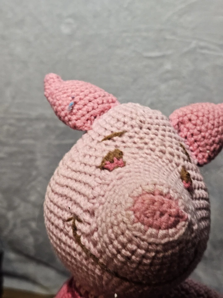 Piglet Crochet Finished Product - Image 4 of 4