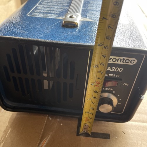 ZONTEC PA200 Series IV OZONE AIR PURIFIER WORKS - Eliminate Smoke Mildew TESTED - Picture 10 of 10