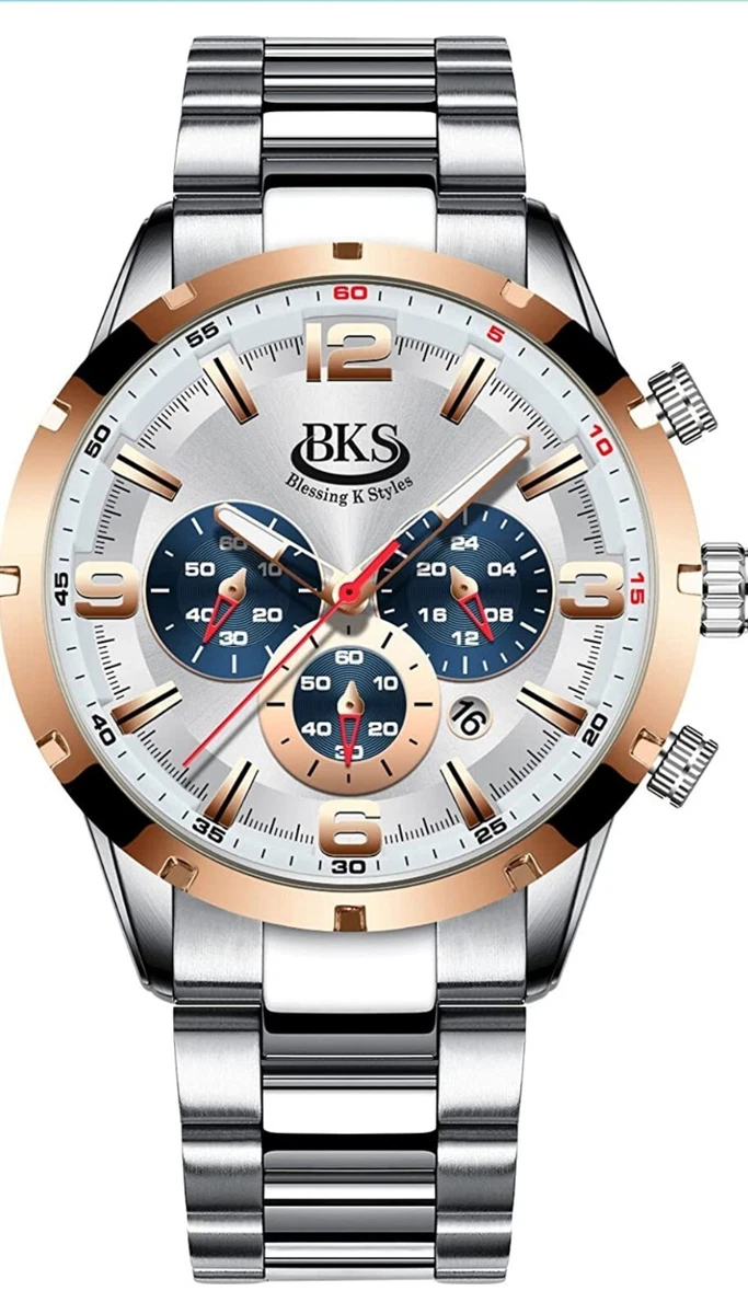 Mens large face store luxury watches