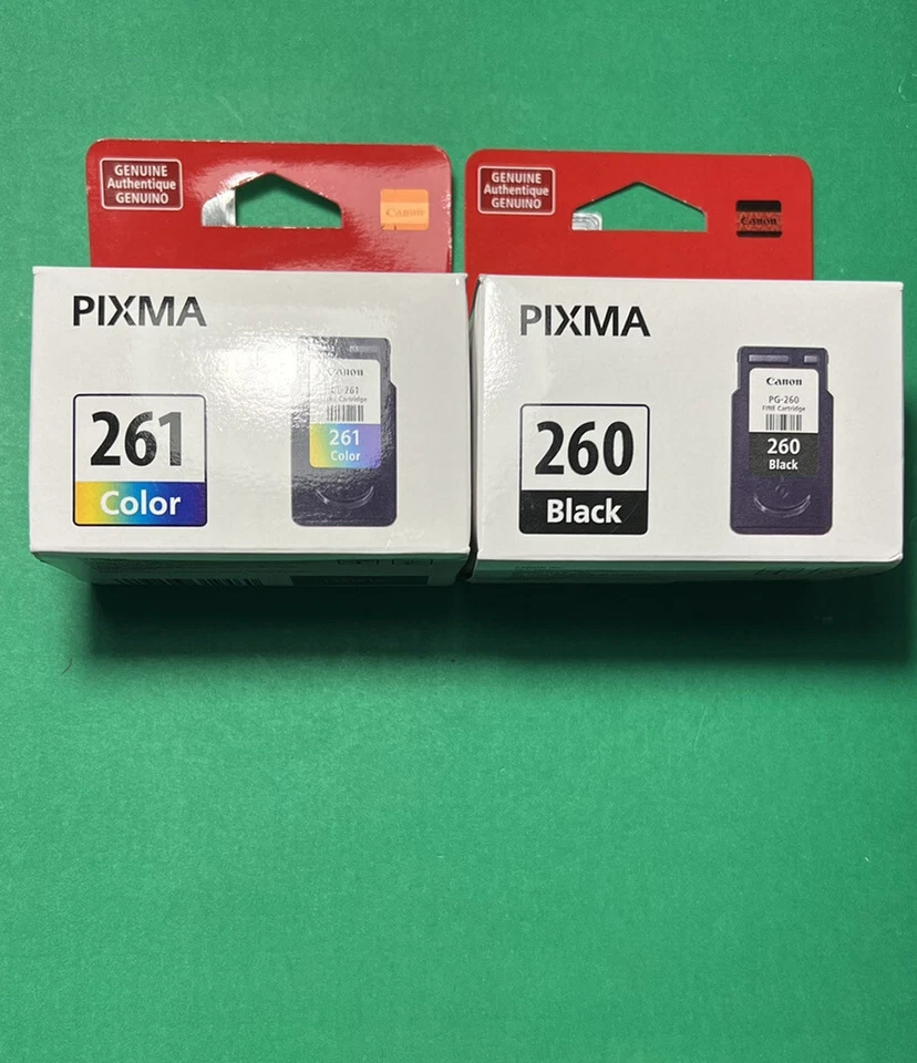Cartucho de tinta original Canon 260 261 - OEM - Configuración - para impresora Canon 6420a 7020a Foto 3 de 4