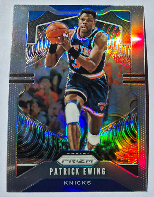 Patrick Ewing 13 Panini Prizm Silver Refractor Foil 2019-20