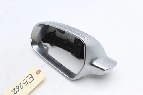 10-17 AUDI A5 S5 LEFT DRIVER SIDE MIRROR ALUMINUM CAP W/O LANE ASSIST E5262