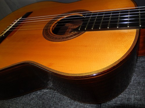 BARGAIN - YUKIO CHAI 15 1980 - HERMANN HAUSER CLASS CLASSICAL CONCERT GUITAR - Picture 9 of 19