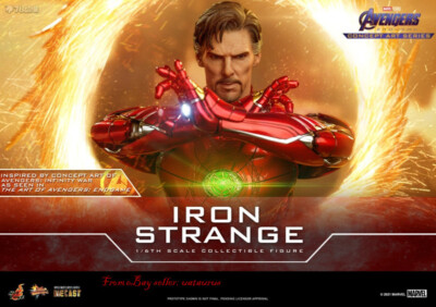 Perfect HotToys 1/6 Mms606 Avengers 4 Iron Strange Concept Art Serise In Stock