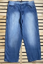 Vintage Southpole Blue Light Wash Baggy Y2K Denim Wide Leg Heavy 40 fits 36x33 