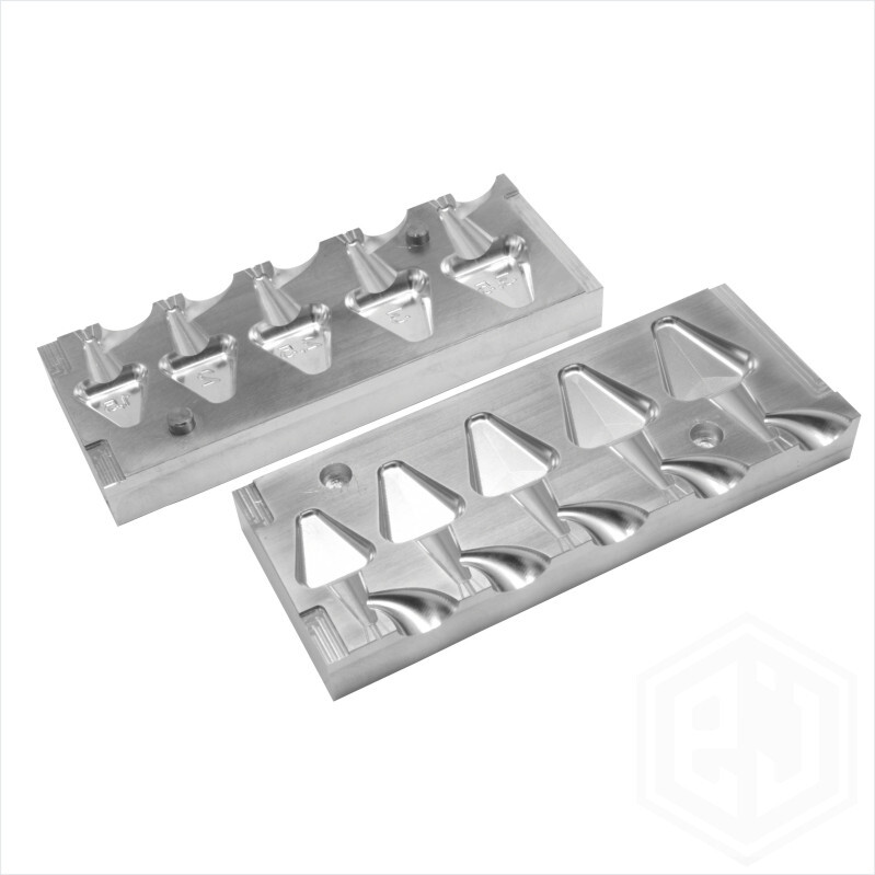 Moule à Plombs De Pêche En Aluminium 5 En 1 - 1oz à 3oz - Forme étoile - Neuf