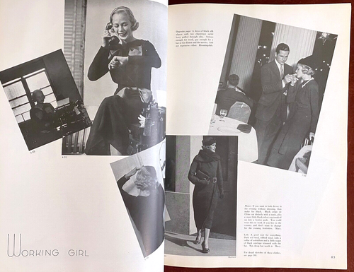Harper's Bazaar Magazine ~ November 1934 ~ Erte Molyneux Lanvin Grace Moore - Imagen 10 de 12