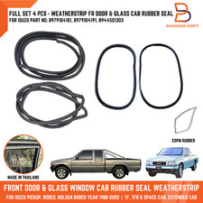 FR Door Cab Glass Weatherstrip Rubber Seal For Isuzu Pickup TF Vauxhall Brava