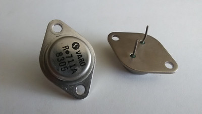 (Lot 2pcs) Varo R711A Dual Rectifier 100VDC 30A TO3 TO-3 Common Anode