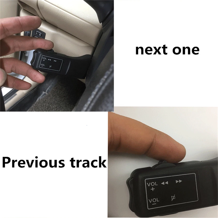 Controlador de botón universal del volante del coche para coche Bluetooth estéreo DVD GPS Foto 2 de 4