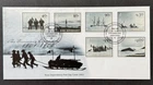 AtoZ. New Zealand Ross Dependency Explorers FDC 2002 Scott Shackleton, Sled Dogs