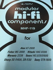 MHF-119 SAMS HI-FI MANUAL FISHER AKAI MARANTZ HITACHI SEARS SHARP SONY NOS