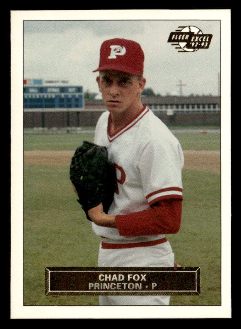 Chared Fox Chad Fox 1992 Fleer Excel Card #18 Princeton Reds | eBay