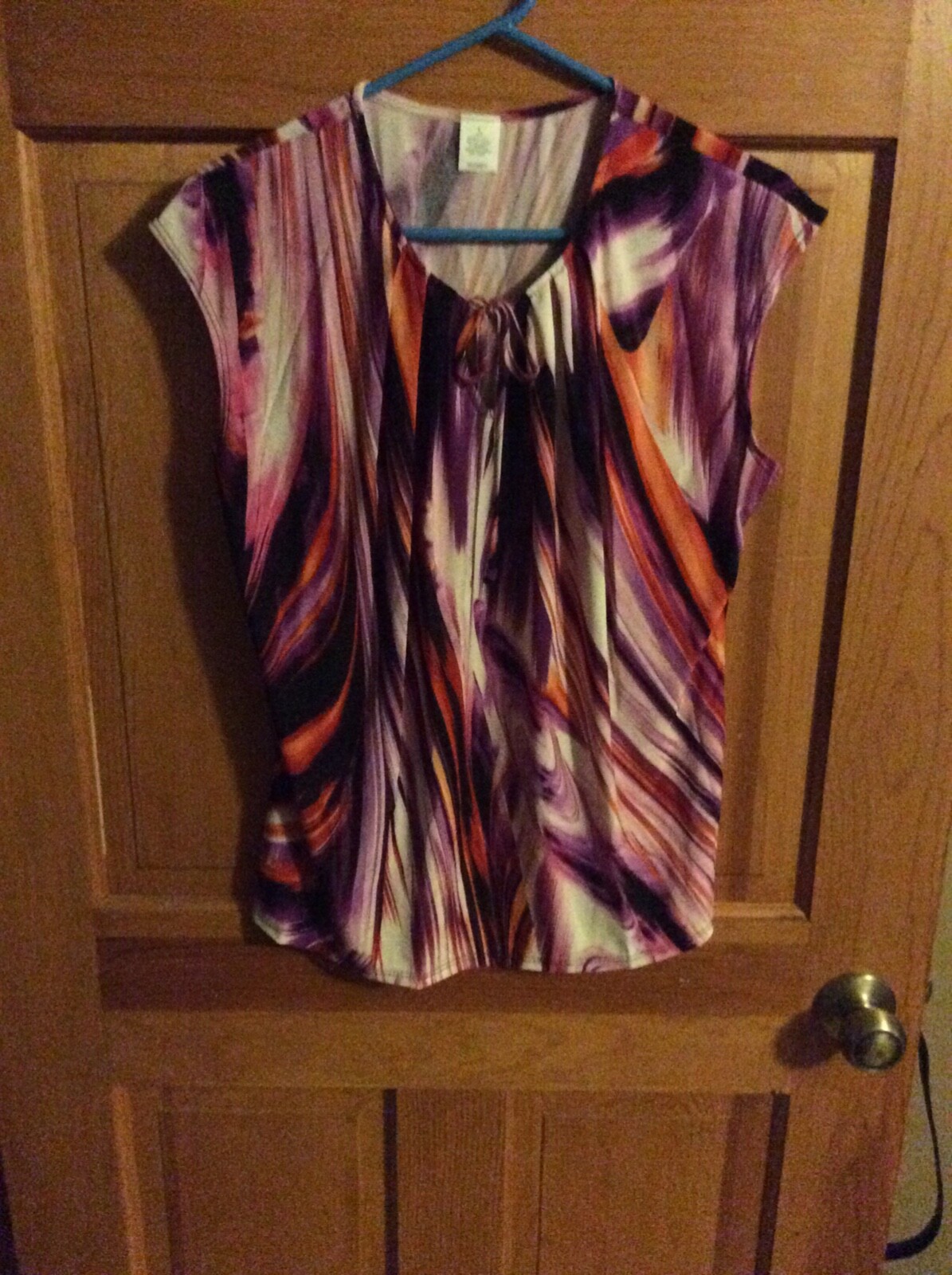 Women's Avon Multicolor Striped Sleeveless Tank Size Large NWOT