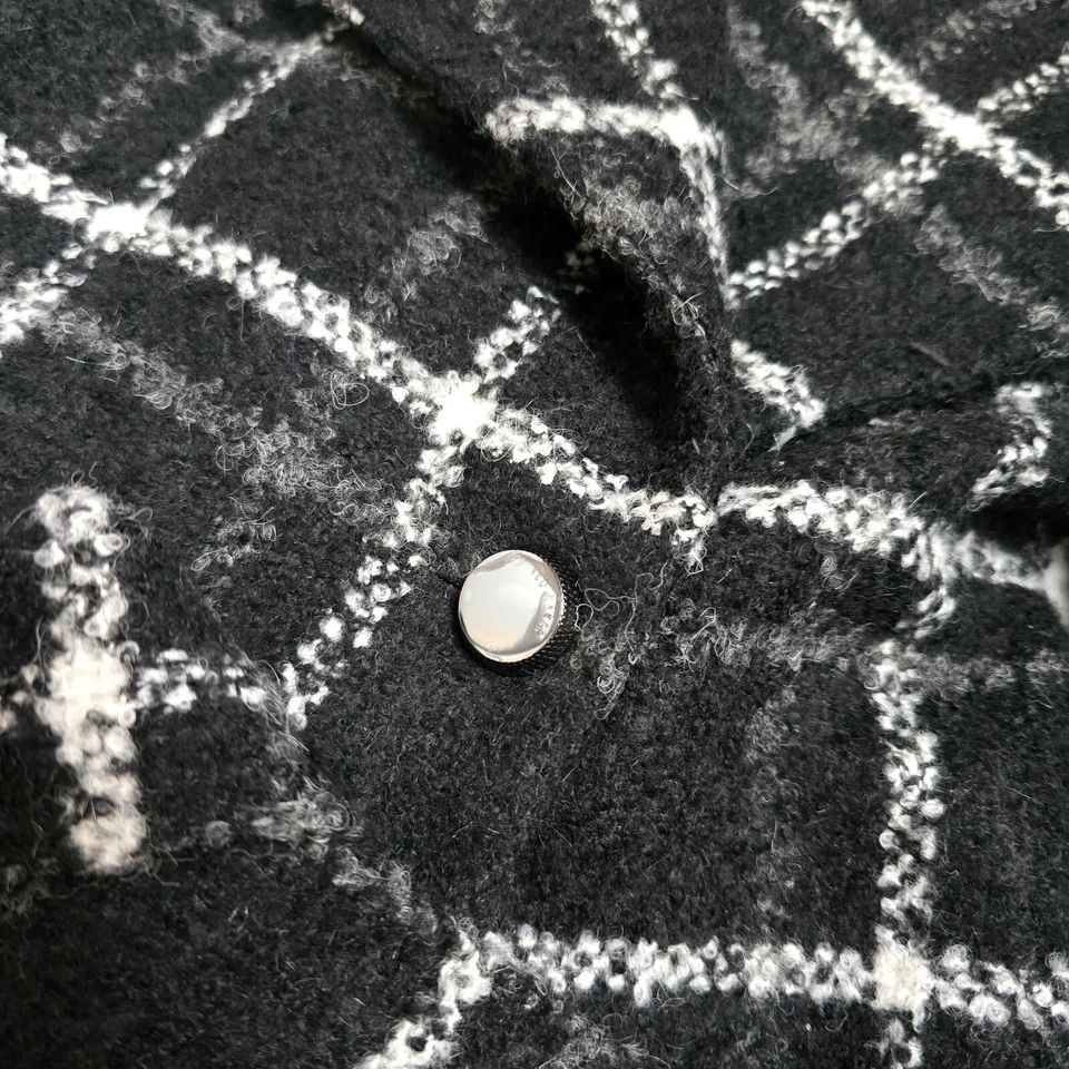 Casaco Ted Baker London Rosylin xadrez duplo tecido de lã com cinto TB 4 Reino Unido 14 - Imagem 3 de 4