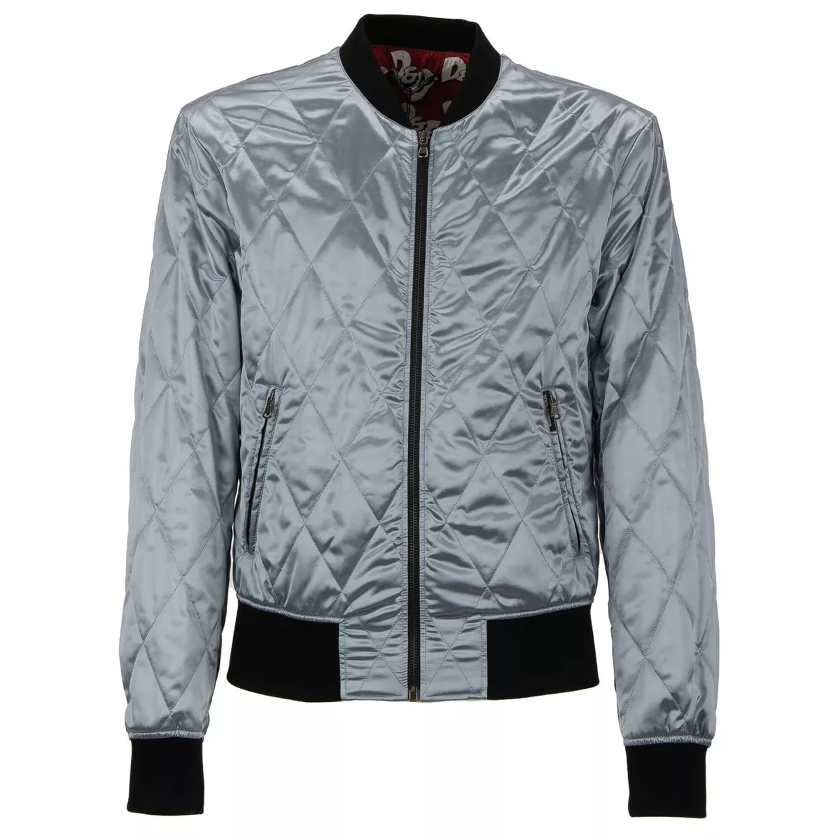 Dolce and gabbana clearance quilted bomber jacket