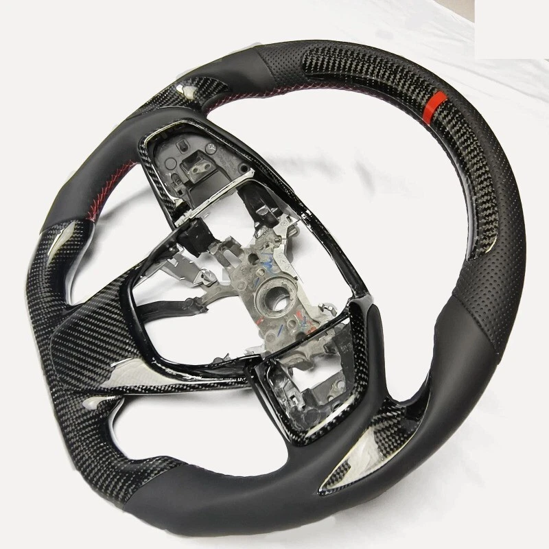 Carbon Fiber Steering Wheel Accord 2008-2012 Steering Wheel For Honda Civic - Image 3 of 4