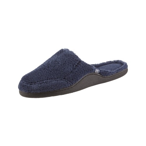 isotoner men's microterry clog slippers