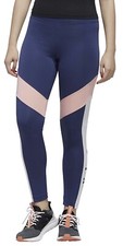NWT Women  s ADIDAS SMALL Climalite Blue Pink Color Block Running Yoga Pants