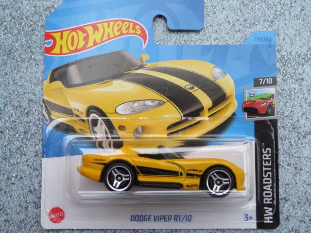 Hot Wheels H3F 131 DODGE VIPER RT/10 yellow Hot Wheels 2023 131/250 CaseF