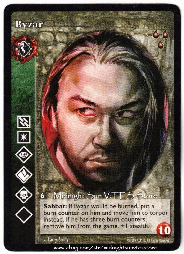 Byzar Harbingers of Skulls Heirs to the Blood V:TES VTES Vampire