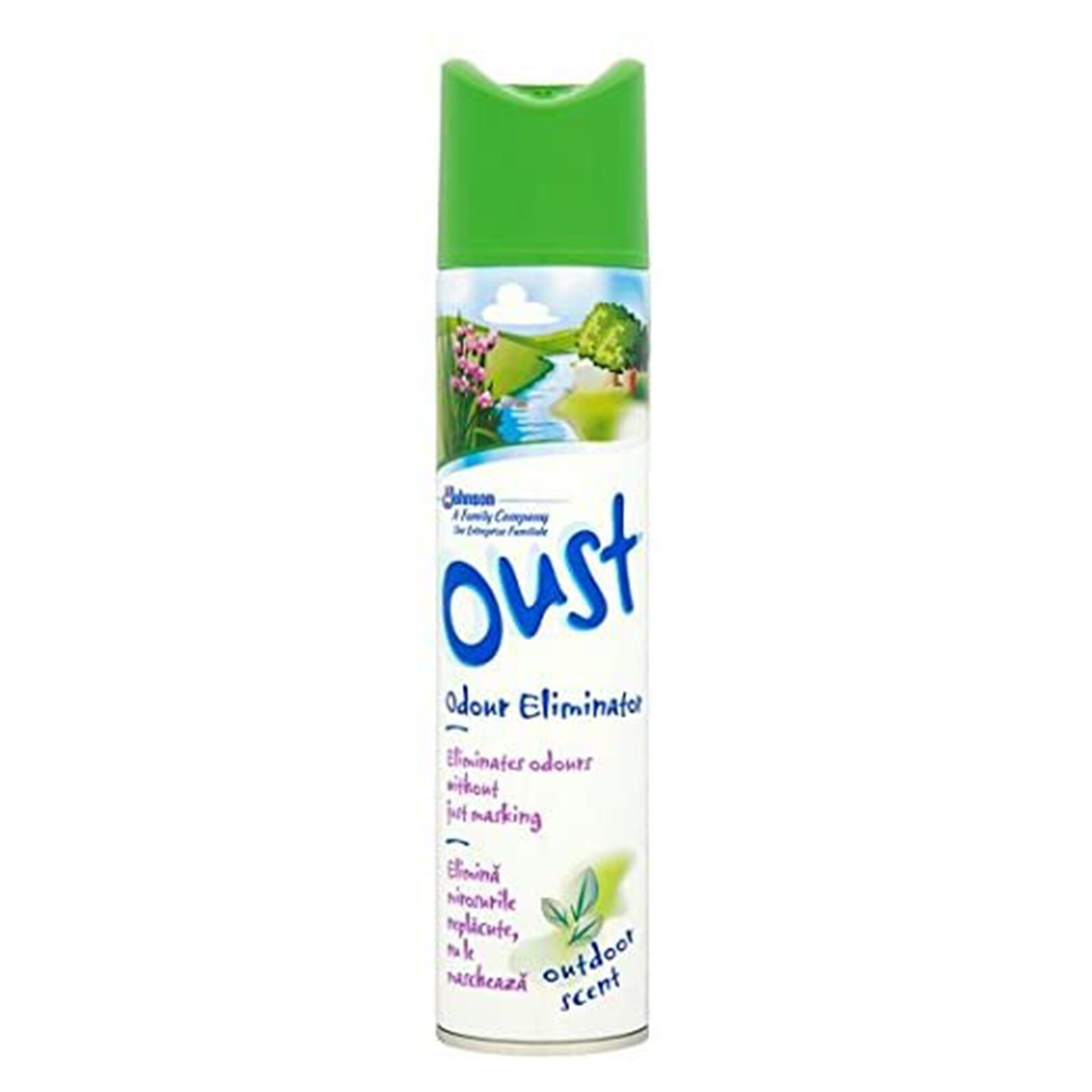 Oust Odour Eliminator Aerosol Air Freshener Outdoor Scent 300ml