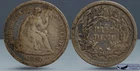 1862 Seated Liberty Half Dime, Very Good+ Condition, Civil War Date, C8133