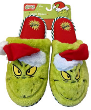 GRINCH Women  s Slippers Shoes  Grinch Stole Xmas  SLIPPERS NEW Size 9/10