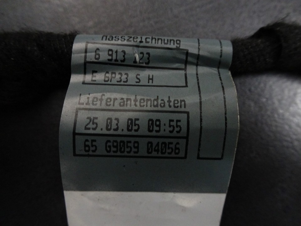 Door Wiring Harness BMW 7 Series E65 E66 Cable Front Left 6913129