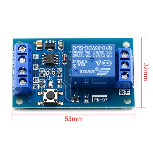 12V Single Bond Button Bistable Relay Module Modified Car Start and ...